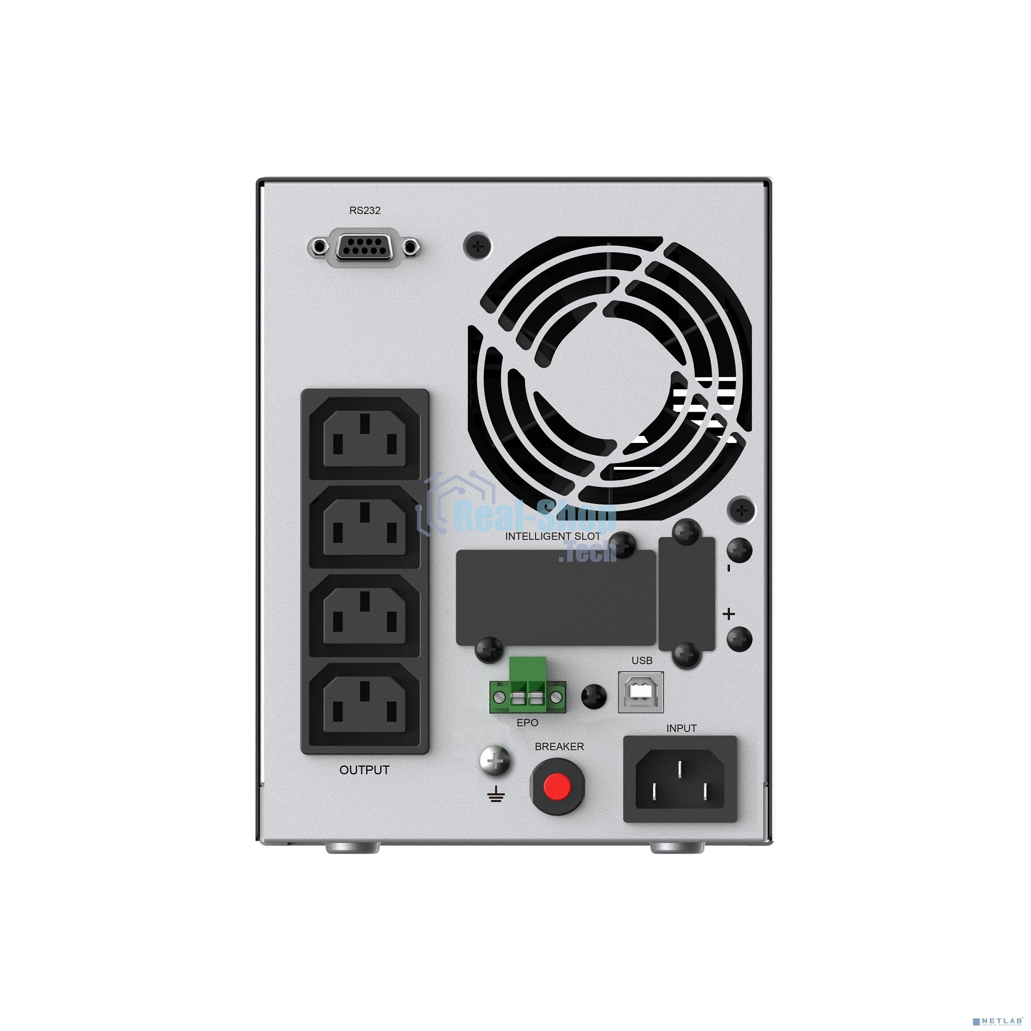 ИБП CBR ESSENCE ESN-1000C [Online 1000 VA / 1000 W, Tower, 4 x C13, LCD, HID-USB, RS232, EPO, SNMP slot] (ESN-1KT-4I-LCHERSC)