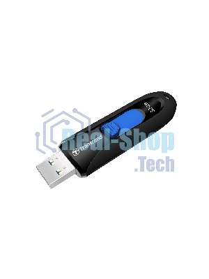 Флешка USB Transcend Jetflash 790 (TS32GJF790K), 32Gb, USB 3.0, R/W 70/25, черный/синий