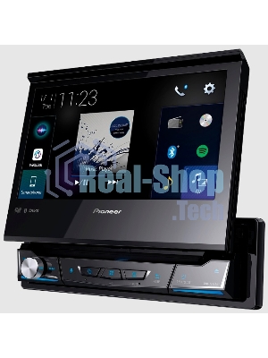 Автомагнитола Pioneer AVH-Z7250BT, 1 DIN, CD, Bluetooth, USB Type-A, AUX, CarPlay, пульт ДУ, съёмная панель