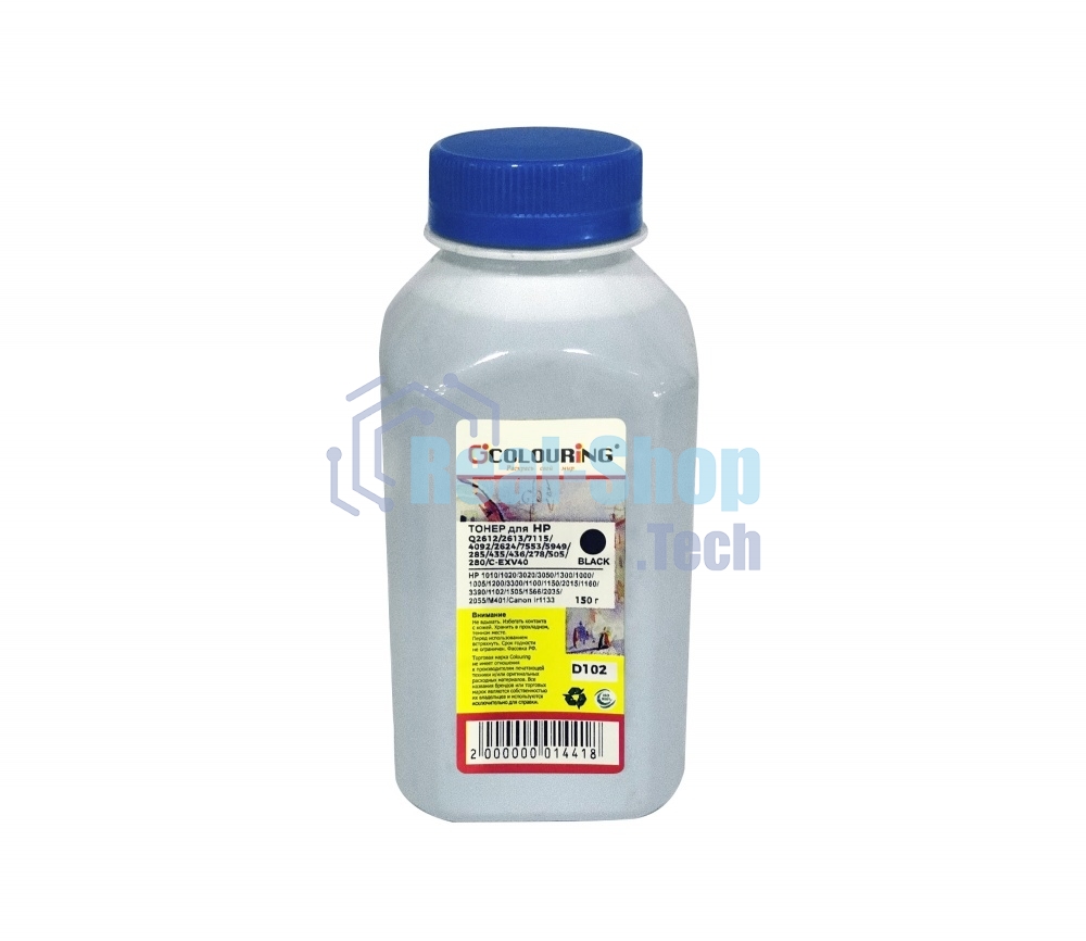 Тонер Profiline PL-Q2612/2613/7115/7553/5949/5942/совм 285/435/278/505/390/364/280/226/C-EXV40 для HP 1010/1020/3020/3050/1300/1000/1005/1200/3300/4240/4250/2015/1160/3390/1102/1505/1566/2035/2055/4014/M401/402/426/601/Canon ir1133 150гр (D103)