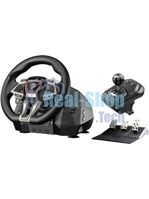 Руль Mad Catz M.2.X. PRO (USB, вибрация, 3 педали, рычаг переключения, D-Pad)