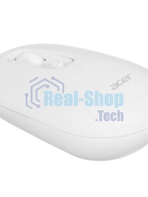 Мышь беспроводная Acer OMR301 белый, 1600 dpi, радиоканал, Bluetooth, USB, кнопки - 4
