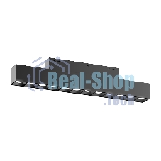Трековый линейный светильник Ambrella light GL4495 BK черный IP20 12W 3CCT 3000-6000K SMART 48V 24° 218*22*25