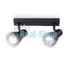 Светильник Ambrella light TA13117/2 BK/WH черный/белый GU10/2 max 12W 350*85*150