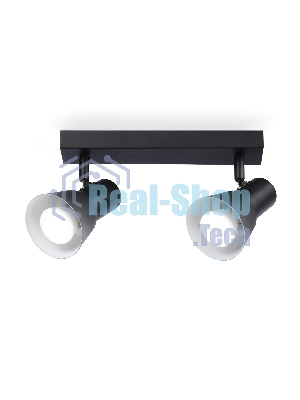 Светильник Ambrella light TA13117/2 BK/WH черный/белый GU10/2 max 12W 350*85*150