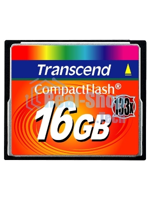 Флеш карта Transcend CF TS16GCF133/CF (Compact Flash)/16 ГБ/40 МБ/с