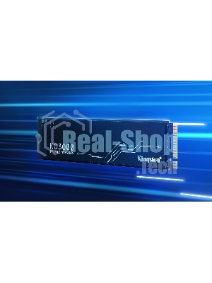 Накопитель SSD Kingston KC3000, 2Tb, PCIe 4.0 x4, M.2 2280, NVMe, R/W 7000/7000, с радиатором