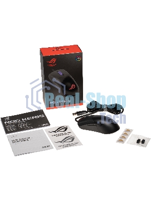 Мышь проводная ASUS ROG Keris черный, 16000 dpi, USB, кнопки - 7