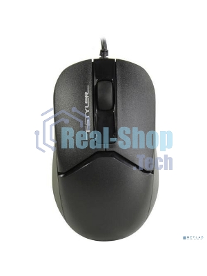 Мышь проводная A4Tech Fstyler FM12 черный, 1200 dpi, USB, кнопки - 3