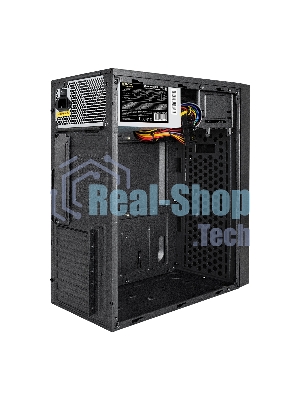 Компьютерный корпус Miditower ExeGate AA-442U2-UNS450 (ATX, БП UNS450 с вент. 12см, 1хUSB+2хUSB 3.0, аудио, черный)