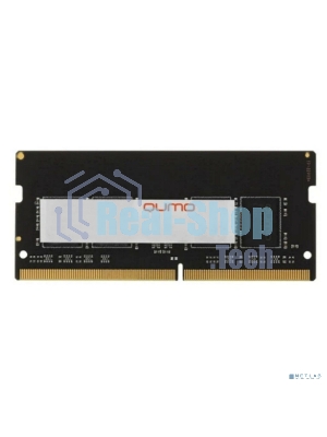 Оперативная память Qumo, DDR4, 8GB (1x8GB), 3200 MHz, CL22, без радиатора, SO-DIMM (INTEL Only)