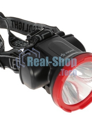 Фонарь светодиодный аккум. налобный Космос H5W 2 режима 5Вт LED 2А.ч зарядка от USB