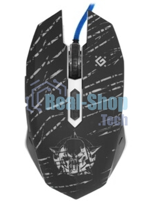 Мышь проводная Defender Dark Agent GM-590L черный, 12800 dpi, USB, кнопки - 6