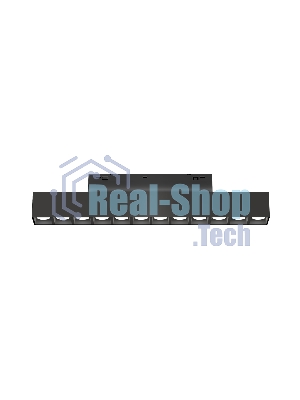 Трековый линейный светильник Ambrella light GL4495 BK черный IP20 12W 3CCT 3000-6000K SMART 48V 24° 218*22*25