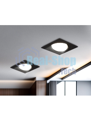 Светильник Ambrella light TN51917 BK черный GX53 max 12W 115*115*23