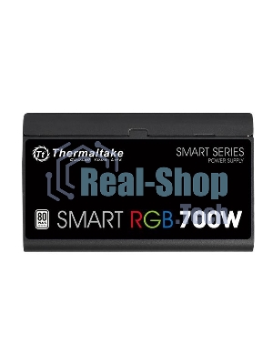 Блок питания Thermaltake Smart RGb (PS-SPR-0700NHSAWE-1), 700Вт, 80 PLUS, 120мм, черный