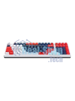 Клавиатура проводная A4Tech Bloody S98 механическая синий/белый USB for gamer LED (SPORTS NAVY)