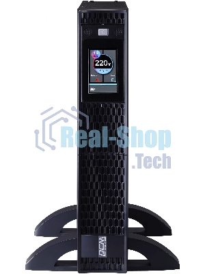 Источник бесперебойного питания Powercom Next, On-Line, 3000VA/3000W, Rack/Tower, 8*IEC320-C13 + 2*C19, LCD, Serial+USB, SmartSlot, подкл. доп. Батарей (2027233)