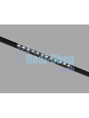 Трековый линейный светильник Ambrella light GL4495 BK черный IP20 12W 3CCT 3000-6000K SMART 48V 24° 218*22*25