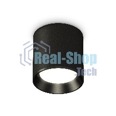 Светильник Ambrella Light XS6302002 SBK/PBK черный песок/черный полированный MR16 GU5.3 (C6302, N6103)