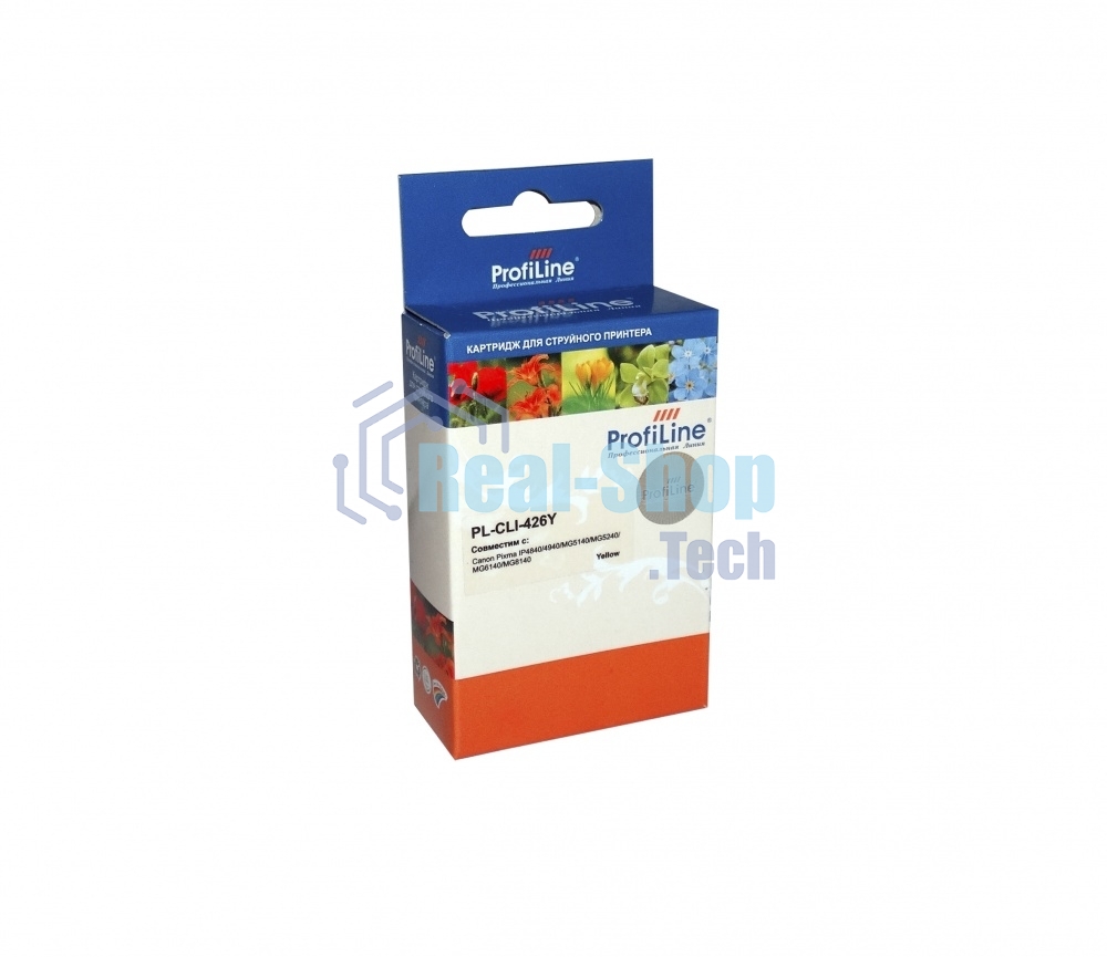 Картридж струйный ProfiLine PL-CLI-426Y с чипом для принтеров Canon Pixma IP4840/MG5140/MG5240/MG6140/MG8140 Yellow водн