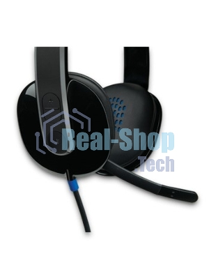 Гарнитура Logitech USB Headset H540 чёрный, проводная, USB