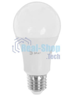 Лампа светодиодная ЭРА STD LED A60-17W-840-E27 17 Вт груша нейтральный белый свет