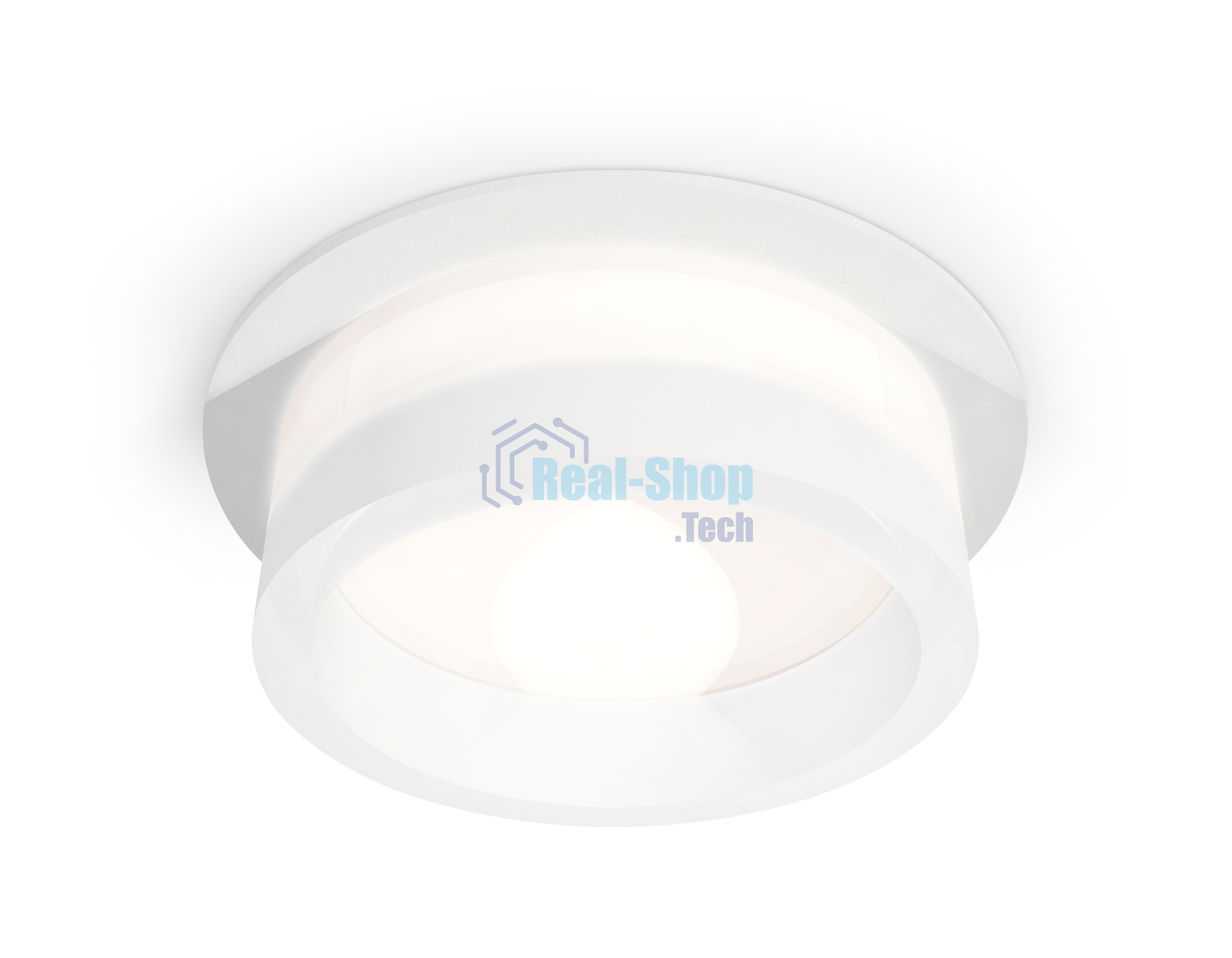 Комплект встраиваемого светильника Ambrella light XC8050015 SWH/FR белый песок/белый матовый GX53 (C8050, N8401)