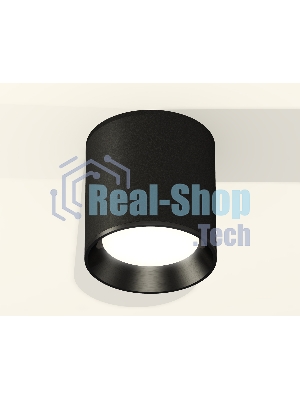 Светильник Ambrella Light XS6302002 SBK/PBK черный песок/черный полированный MR16 GU5.3 (C6302, N6103)