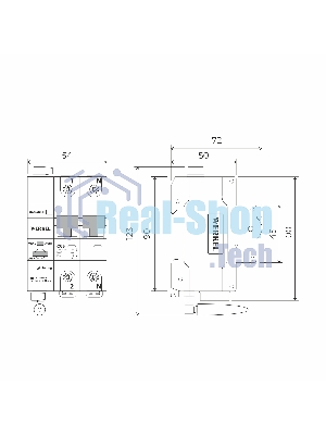 Умный автоматический выключатель Werkel 2 P  63 A  C  6 kA W1002P6301