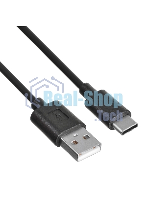 Кабель Buro USB-TC-1.2B3A 1.2м черный