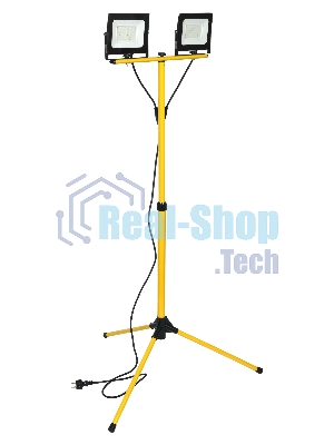 Прожектор светодиодный IEK LPDO606-2X050-65-K02 СДО 06-2х50Ш штатив 6500К IP65 черный