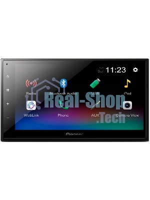 Автомагнитола Pioneer DMH-A345BT, 2 DIN, 6.8