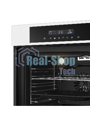 Шкаф духовой электрический Maunfeld AEOD60103W, 60л, дверца с 3 стеклами, белый