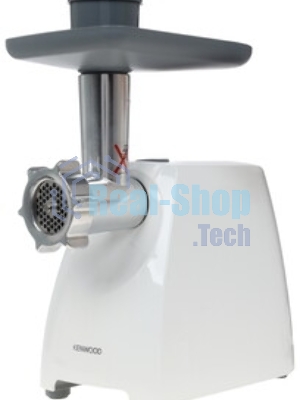 Мясорубка электрическая Kenwood MG 360 белый, 1400 Вт, 1.5 кг/мин, реверс, насадки - 5