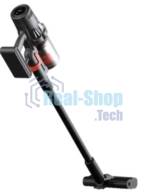 Пылесос вертикальный Deerma DEM-T50W серый/черный/красный, питание от аккумулятора, 420 Вт, уборка сухая, пылесборник 0.4 л