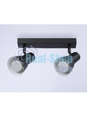 Светильник Ambrella light TA13117/2 BK/WH черный/белый GU10/2 max 12W 350*85*150