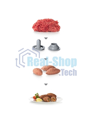 Мясорубка электрическая Bosch MFW45020 1600Вт белый/серый