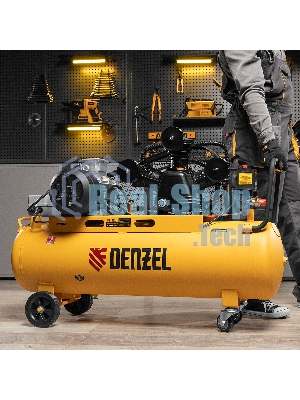 Компрессор воздушный Denzel рем. привод BCW3000-T/100, 3,0 кВт, 100 литров, 520 л/мин