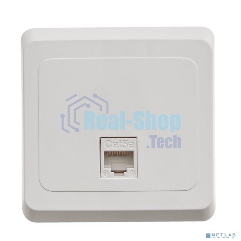 Розетка О/У компьютерная RJ45 ЭТЮД О/У белый кат.5E KOMA-001B Schneider Electric