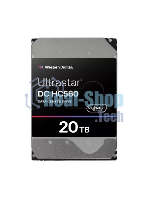 Жесткий диск Western Digital HDD SAS Server 20Tb Ultrastar DC HC560 7200 12Gb/s 512MB 1 year warranty