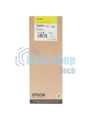 Картридж Epson C13T606400 желтый (220 мл) для Stylus Pro 4880