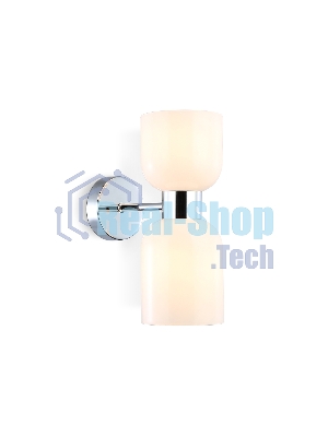 Настенный светильник Ambrella light LH56087/2 СH/FR хром/белый матовый E14*2 max 40W 215*120*300