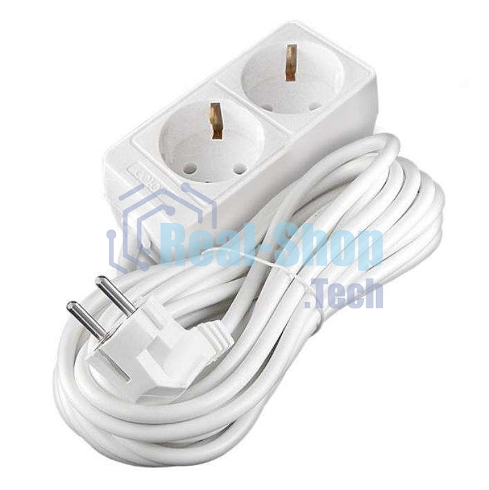 Удлинитель 2х3 м с заземл. 10А IP20 2.2 кВт Союз 481S-9203