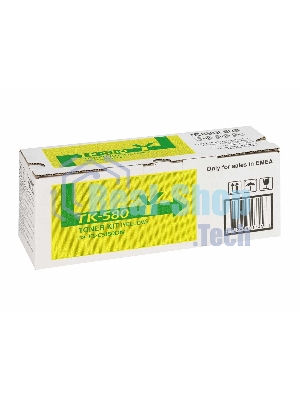 Картридж лазерный Kyocera TK-580Y (1T02KTANL0) желтый для FS-C5150DN 2800 стр.