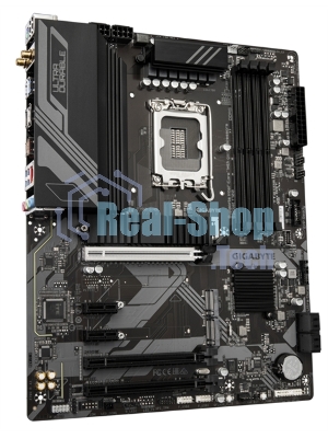 Материнская плата Gigabyte Z790 D AX, LGA 1700, Intel Z790, 4xDDR5, 4xSATA, 3xM.2, 1xPCI-E 5.0 x16, 1xPCI-E 4.0 x4, 2xPCI-E 3.0 x1, 1xHDMI, 1xDP, 1x 2.5Gb LAN, 4xUSB-A 3.2 Gen 1, 1xUSB-A 3.2 Gen 2, 2xUSB-A 2.0, 1xUSB-C 3.2 Gen 2, 3x3.5 мм, 7.1, ATX
