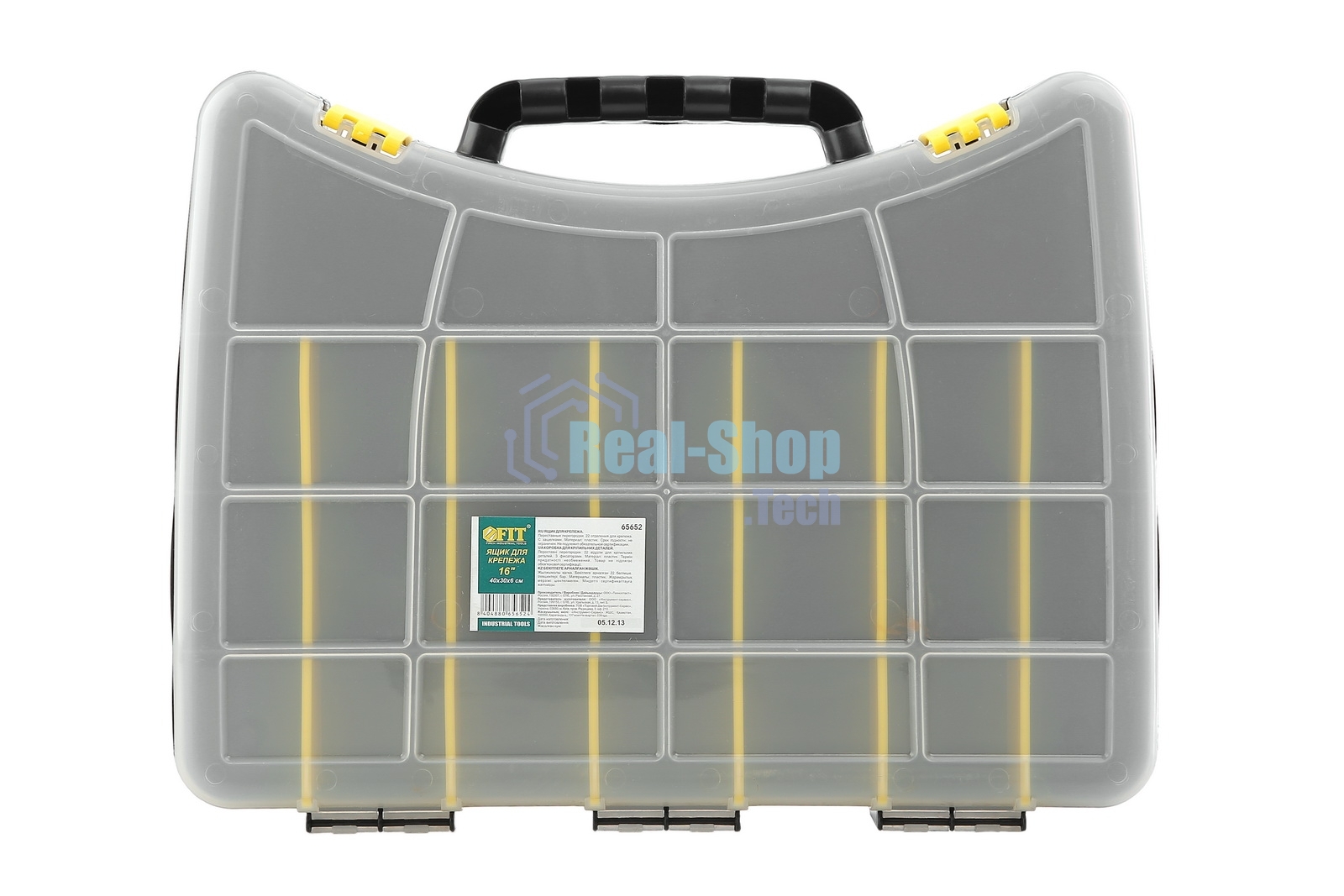 Ящик FIT 65652 для крепежа пластиковый 40*30*6 см