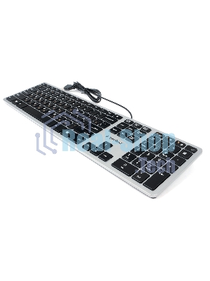 Клавиатура проводная Gembird KB-8420, USB, серый