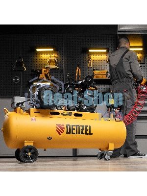 Компрессор воздушный Denzel рем. привод BCW3000-T/100, 3,0 кВт, 100 литров, 520 л/мин