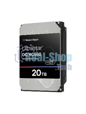 Жесткий диск Western Digital HDD SAS Server 20Tb Ultrastar DC HC560 7200 12Gb/s 512MB 1 year warranty